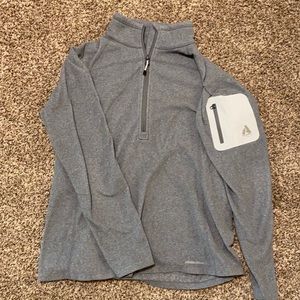 Eddie Bauer 1/4 zip gray